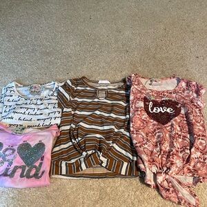 4 size 10 girls shirts